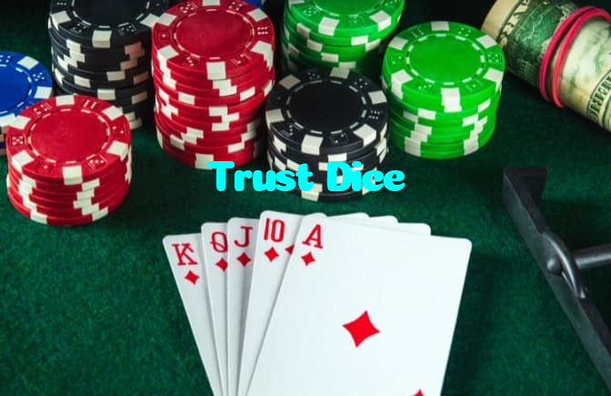 available types of Trust Dice bet including pre-match live express and system bets